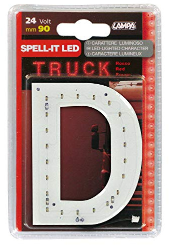 Lampa 98933 Spell-It LED, 90 mm, 24 V - Rot - D