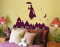 Wandtattoo No.JS90 Mary Poppins WandSticker WandTattoo Kindermädchen Magie, Farbe:Grau;Größe:110cm x 162cm