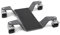 Chariot Range Moto pour BMW R 1200 RT pour béquille Centrale ConStands Mover II, Max. 400 kg, Gris