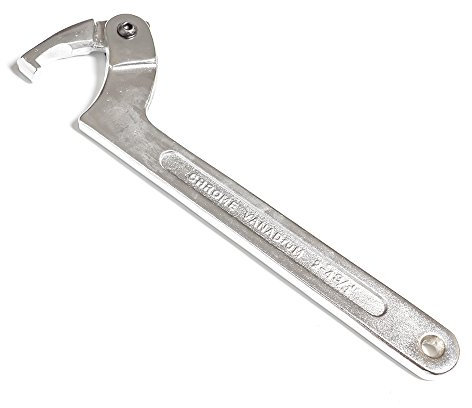 C Spanner Tool Adjustable Hook Wrench Chrome Vanadium 51-121MM