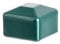 EMFA Fence Post Caps Square 80x80 mm (3,15x3,15 inch) Green RAL 6005 Plastic 5 pcs.