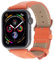 StilGut Correa de Piel Compatible con Apple Watch 38/40 mm, Naranja