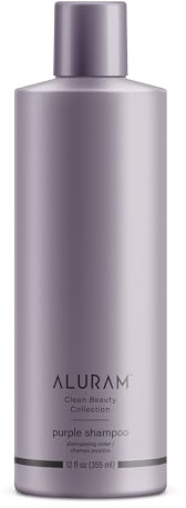 ALURAM Coconut Water Purple Shampoo for Women, Boosts Brightness, Banishes Brass, for All Hair Types, 12 Fl Oz