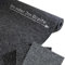 Échantillon Moquette aiguilletée GLADIATOR au Mètre - Anthracite Revêtement de sol strié | Cértifiée avec Résistance au Feu B1
