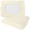 Nurtextil24 Nackenstützkissen Bezug 30x50cm 40x60cm Baumwolle Gesundheitskissen Überzug Universal Spannbezug Creme 30 x 50 cm