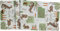 Sander Tischband Tischläufer King Carrots Gobelin Ostern Frühling Hasen Möhre 20 x 96cm Artikel 75024 Fb. 40 Creme grün orange Hase Happy Easter Weide 70% Baumwolle