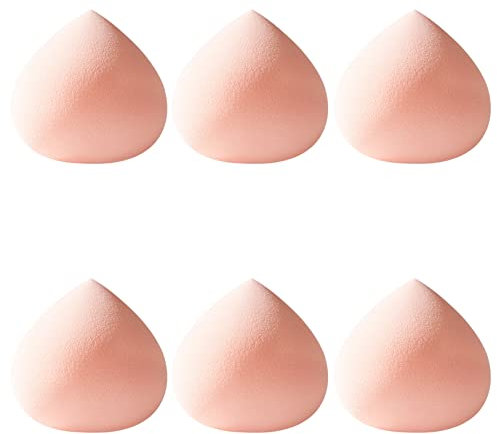 6PCS Marshmallow Sponge Makeup Set Pink Makeup Sponges Latex Free Sponges Beauty Blenders Makeup Foundation Sponge Ultra Soft Makeup Sponge for Foundation, Creams and Powders