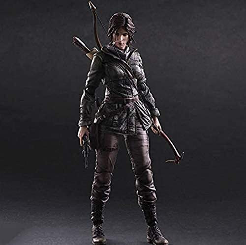 LICHOO Tomb Raider Lara Croft Anime Actionfigur Sammelmodell Statue Spielzeug PVC Figuren Desktop Ornamente