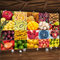 YXTSmurals Cocina Fruta Patrón Fotomurales Efecto 3D Art Papel Tapiz Fotográfico, Xxl Papel Pintado Tejido No Tejido Decoración De Pared Decorativos Murales De Diseno Fotográfico