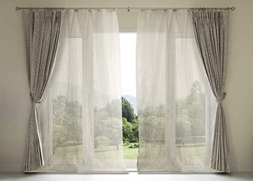 Mosquitera cortina con anillas para puerta de ventana con flecos de red densa interior y exterior protección contra insectos moscas mosquitos puerta de ventanas sala de estar dormitorio 150x250 cm