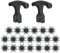 Drfeify 20 Clavos para Zapatos de Golf, Repuestos de Tacos Antideslizantes para Zapatos de Golf con Extractor de Clavos para Zapatos de Golf