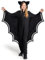 Spooktacular Creations Costume de chauve-souris pour enfant, costume avec ailes de chauve-souris, combinaison de chauve-souris noire pour garçon, fille pour Halloween Medium(8-10 yrs)