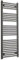 500mm Wide Black Heated Towel Rail Straight Flat Bathroom Warmer Radiator Rack Central Heating Turkish Zone (500mm x 1400mm)