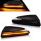 OZ-LAMPE LED Spiegelblinker für Mercedes Benz Viano Bus W639 Vito MIXTO BOX W639 C-Class Saloon W204 C-Class T-model S204 Benz ML-Class, Blinker Seitenblinker mit Canbus Fehlerfrei, Schwarz, 2 Stück