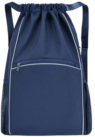 FAVORTALK Turnbeutel Jungen Wasserdicht Sportbeutel mit Rucksack Kordelzug Mode Sport Rucksack Große Kapazität Verstellbar Sportrucksack für Kinder Herren Damen,B03205