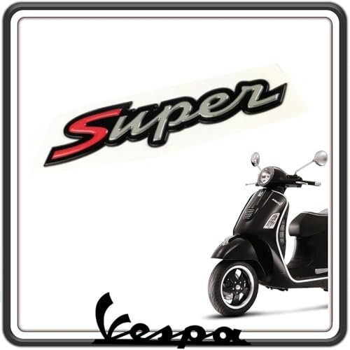 Piaggio Targhetta Scritta Logo ADESIVO SUPER PER Vespa GTS 300 ORIGINALE