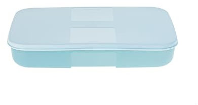 Generisch TW Feuchttücherbox Box flach 650 ml blau mit Verschlussdeckel (inkl. Geschenk-Artikel)