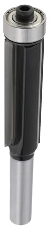 eMagTech 1 x Bündigfräser, 8 mm Schaft, 12,7 mm Schnittdurchmesser, NL 41 mm, geeignet für manuelle Fräsmaschinen, tragbare Desktop-Fräsmaschinen