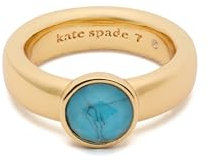 Kate Spade funkeln rund ring ring türkisgröße 8