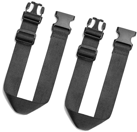 2 x Gürteltaschen-Verlängerungsgurt, Breite 3,8 cm, Länge 40 cm, verstellbare Gürtelverlängerung für Taschen, Hüftgurt-Ersatz für bequeme Passform, passend für die meisten Taschen und Gürtel