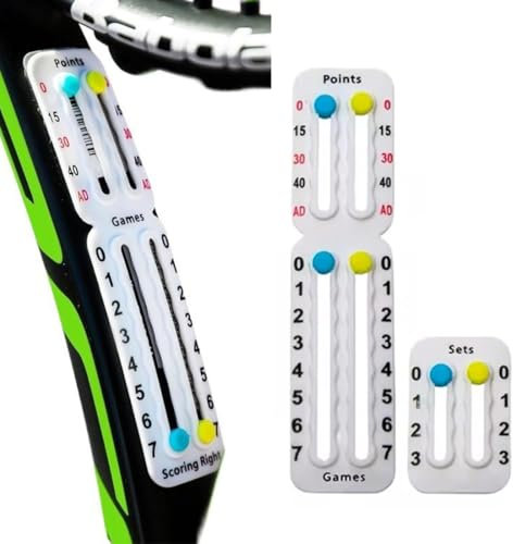 SIRLOMU 1 Satz Zählplatte für Tennis und Padel-Tennis, Selbst Trainer, Training Zubehör, Paddle Tennis, Padle Tennis Schläger, Tennis Gadget, Tennis Accessories