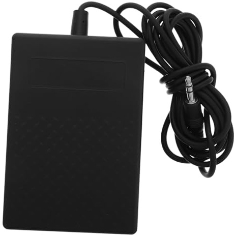 Universelles Klavier Sustainpedal für Digitalpianos und Keyboards, Schwarz | Midi Fußcontroller, Polaritätsschalter, Kunststoffgehäuse, mit Midi Anschlusskabel für Elektronische Instrumente