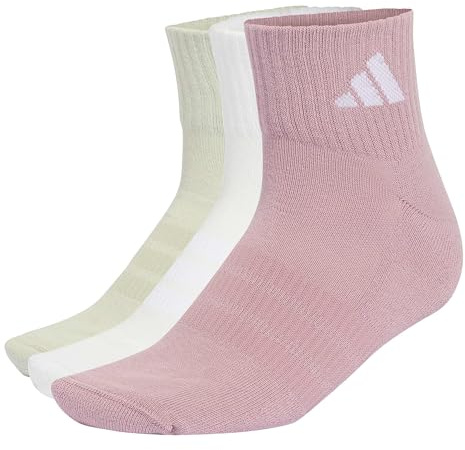 adidas Unisex CALZINI SPORTIVI CUSHIONED ALLA CAVIGLIA CONFEZIONE DA 3 PAIA