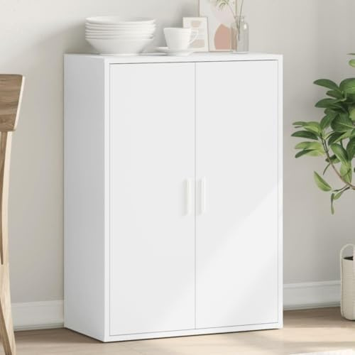 Frdhee Küchenunterschrank, Aufbewahrungsschrank mit Tür, Küchenaufbewahrungsschränke für Küche, Wohnzimmer, Flur und Esszimmer, 60 x 31 x 84 cm, Weiß