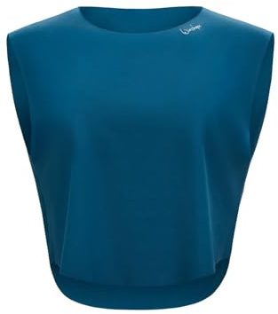 WINSHAPE Damen Light and Soft Cropped Top AET115LS, Ultra Soft Style, Fitness Freizeit Yoga Pilates