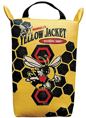 Morrell Yellow Jacket Weather Resistant Portable Final Shot Hunting Crossbow and Compound Bow Discharge Archery Bag Target with Carry Handle, Yellow