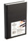 Royal & Langnickel schwarz A5 Skizzenbuch Kartusche Zeichnen Papier Künstler Sketch Book Pad Fester Einband 110 GSM 220 Seiten (14 x 21,6 cm)