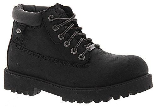 Skechers SERGEANTS VERDICT, Stivali Uomo, Nero (Black Waterproof Leather), 40 EU