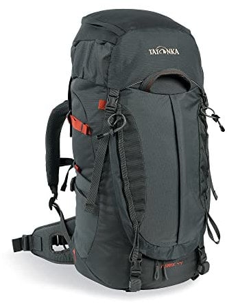 Tatonka Tourenrucksack Norix 44 Women - Leichter Damen-Rucksack mit Frontzugriff, verstellbarem Rückensystem, Bodenfach und Regenhülle - 44 Liter - 66 x 27 x 18 cm (titan grey)