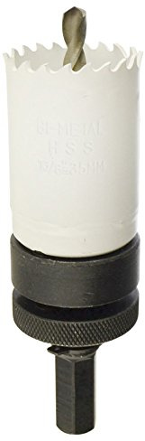 35mm HSS Hole Saw Holesaw Bi-Metal Blade Cutter Drill and Drill Adaptor Arbor