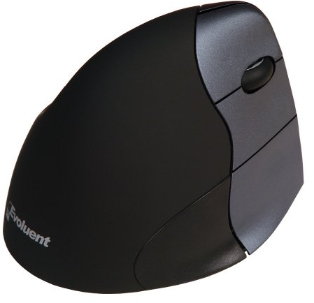 Evoluent VM4RW VerticalMouse 4 Right Hand Ergonomic Mouse with Wireless USB Receiver (Regular Size.) The Original VerticalMouse Brand Since 2002