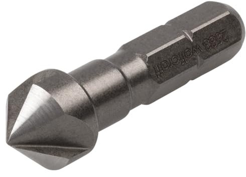 wolfcraft 2583000 Fraisoir HSS 6 pans Diamètre 10 mm Argent