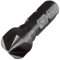 wolfcraft 2583000 Avellanador cónico HSS, Ø 10 mm, vástago hexagonal I 2583000 I Para un avellanado preciso de agujeros taladrados, para uniones atornilladas al ras en metal y plástico