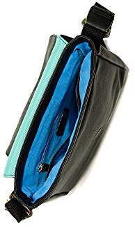 mywalit Unisex-Erwachsene Medium Messenger Bag Stofftasche, Black Pace