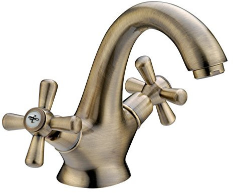 HOMEGARDEN Miscelatore Rubinetto lavabo in Ottone bronzato Bagno