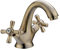 HOMEGARDEN Mischbatterie Wasserhahn Bronze Bad, Messing, Bronze, Waschbecken