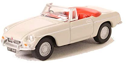 MG B Roadster, hellgrau, RHD, 0, Modellauto, Fertigmodell, Oxford 1:76