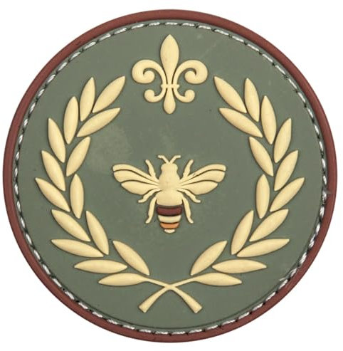 Napoléon Bonaparte abeille emblème drapeau France français lys empereur empire écusson pvc relief 6cm patch insigne corse