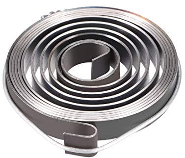 sourcing map Bohrmaschine Feder Spulen Rückdrückfeder Rückzugfeder Zubehör 1540mm 54x8x0,8mm