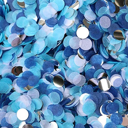 Hochzeit Konfetti,50 Gramm Runde Tissue Papier Konfetti Mehrfarbig Tabelle Konfetti für Hochzeit Geburtstag Party Ballon Dekoration 1 Zoll
