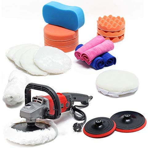Set lucidatrice con 21 pezzi 1200W 3000 giri/min Lucidatrice levigatrice 6 livelli