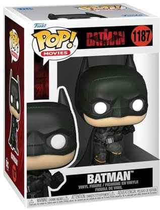 Funko Pop! Movies: DC The Batman - Batman - Figura in Vinile da Collezione - Idea Regalo - Merchandising Ufficiale - Giocattoli per Bambini e Adulti - Movies Fans - Figura per i Collezionisti