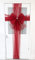 Christmas Concepts® Fiocco per Porta Decorativo Fai da Te con Decorazione a Strass - Matrimonio/Feste/Natale (Vino)