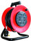 50 Meter Extension Cable/Lead Heavy Duty Reel, 4 Socket, 13 Amp – Red