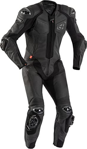 Ixon Vendetta Evo 1-Teiler Motorrad Lederkombi (Black,L)