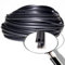 Paraspifferi per finestre S-1388 (50m) – Guarnizioni EPDM nero per porte interne e finestre in legno, isolante acustico e termico, sigilla perfettamente per protezione da rumori, polvere e spifferi.